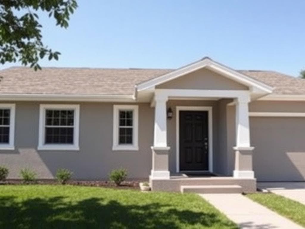 Single-Story Exterior Repaint after