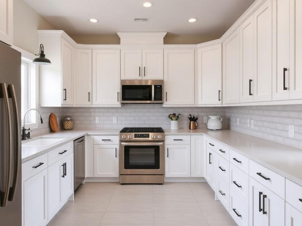 Kitchen Cabinet Transformation after