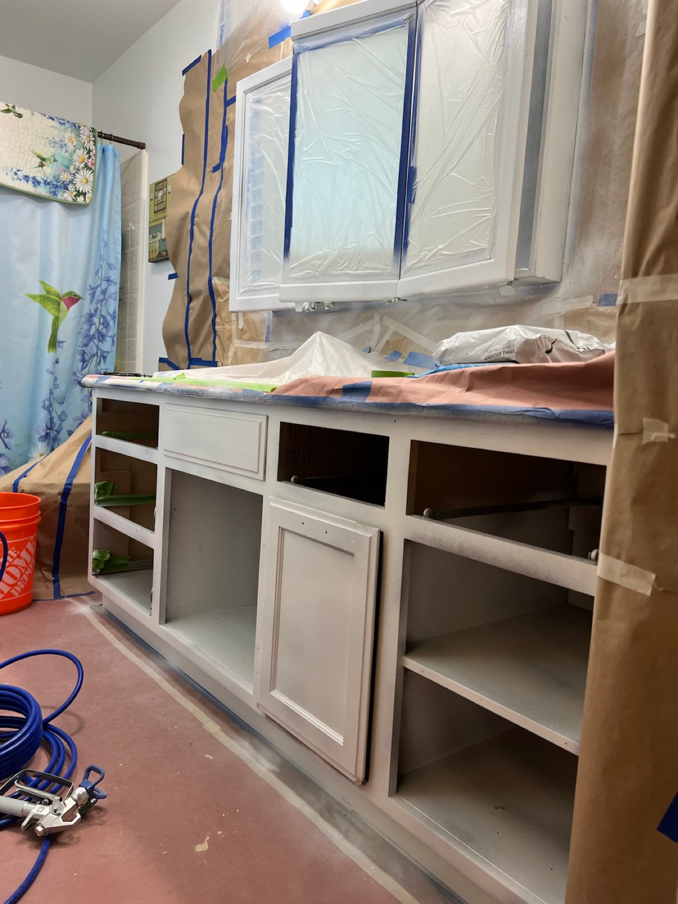 Bathroom Cabinet Preparation