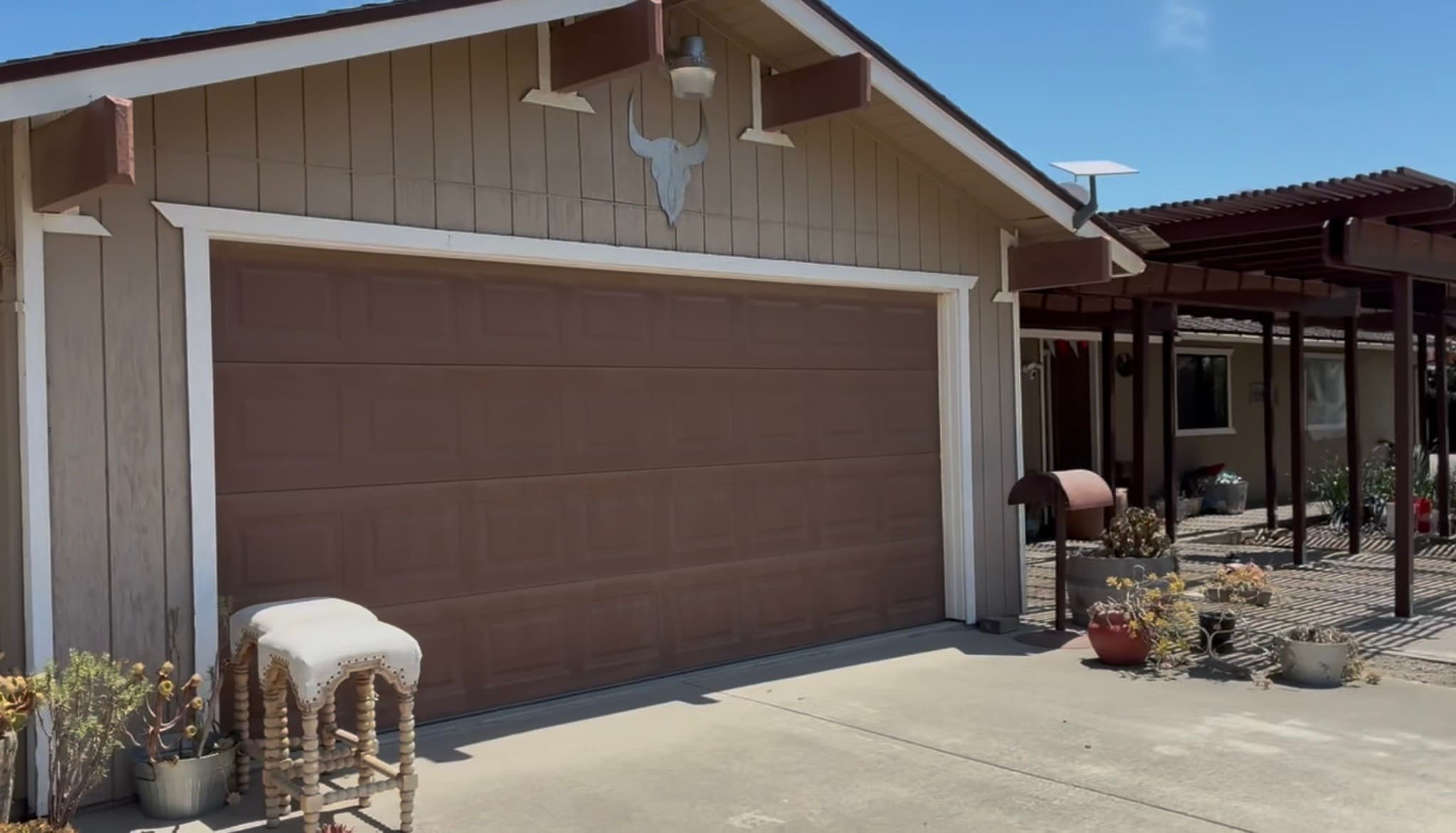 Red Exterior Transformation before
